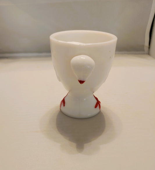 Westmoreland chicken, egg cup, egg codeler, milkglass egg cup, gift for a collector