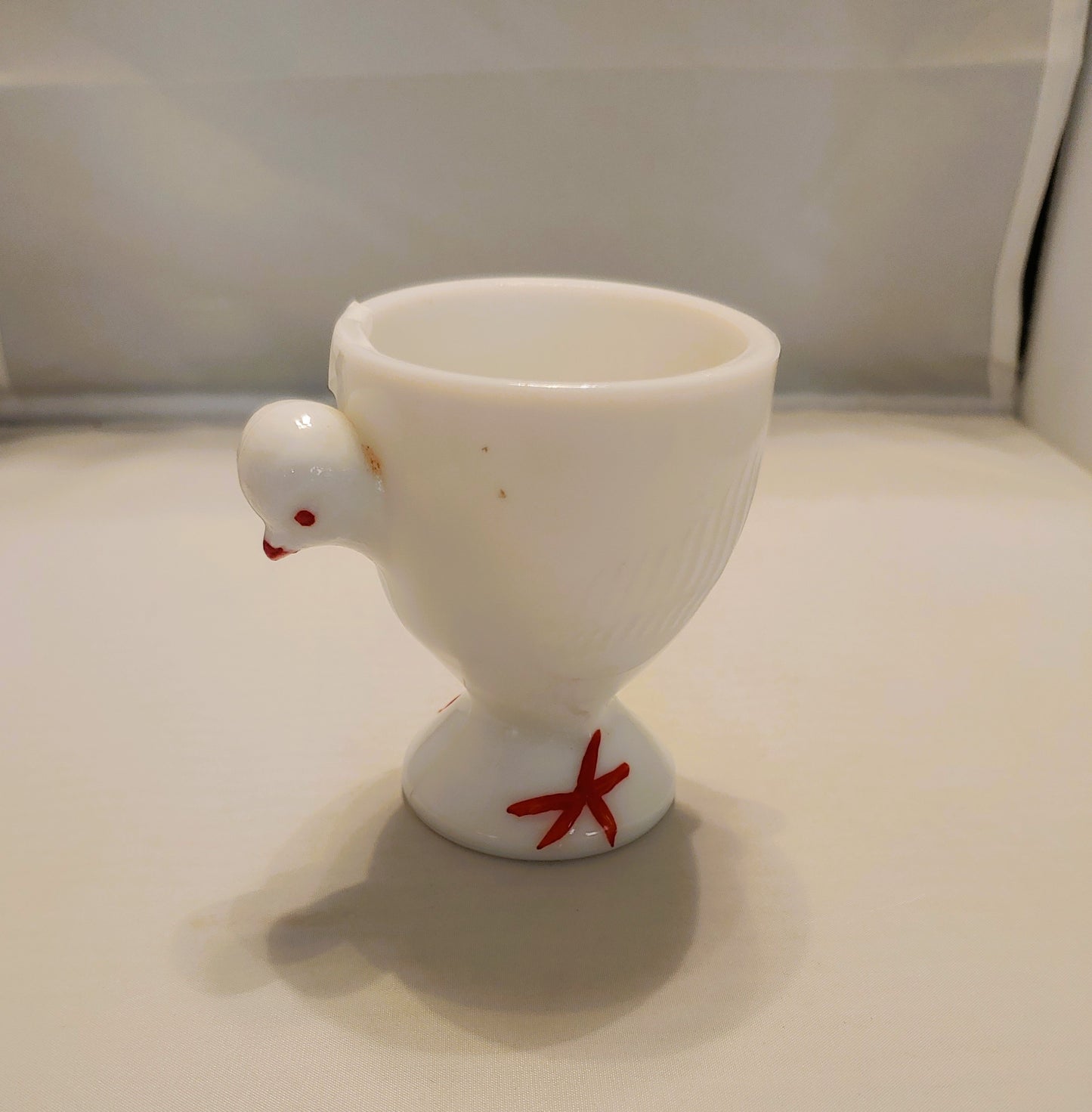 Westmoreland chicken, egg cup, egg codeler, milkglass egg cup, gift for a collector