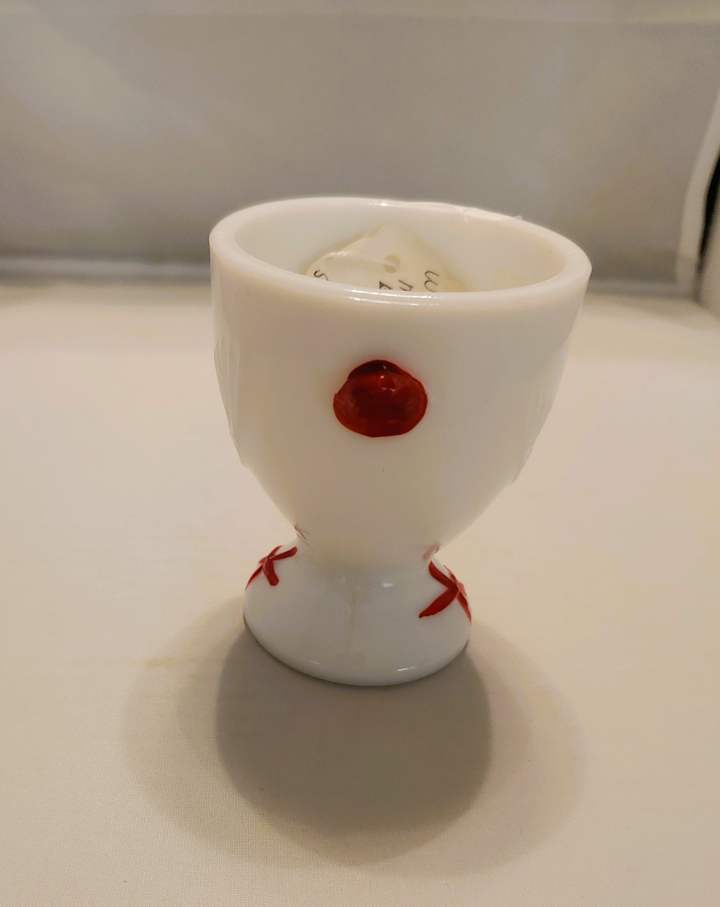 Westmoreland chicken, egg cup, egg codeler, milkglass egg cup, gift for a collector