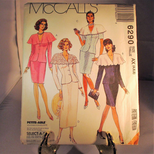 McCALL'S  PETITE ABLE dress pattern new uncut, sizes 4-6-8