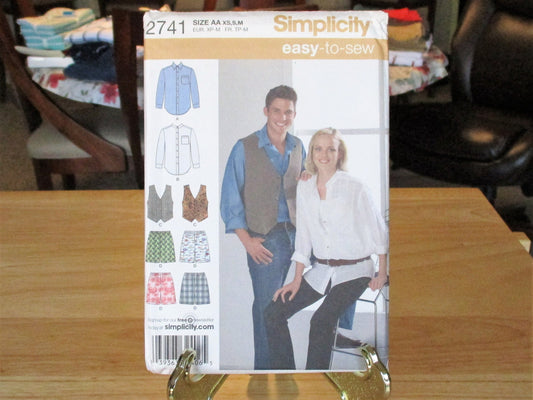 SMPLICITY UNISEX PATTERN pattern is  new condition uncut  10-18