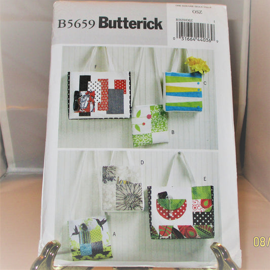 BUTTERICK BAGS TOTES  pattern new condition uncut