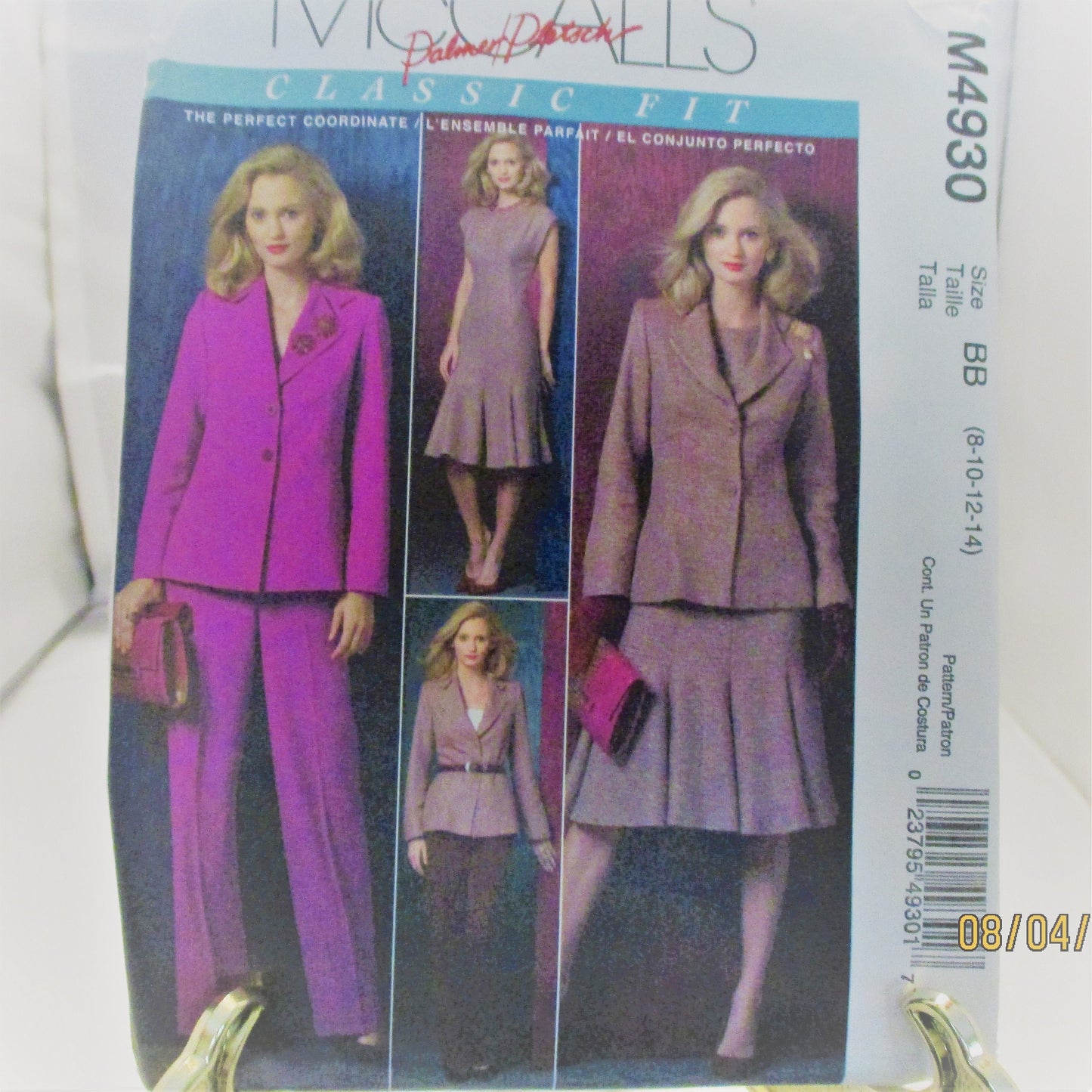 McCALLS VINTAGE WARDROBE pattern new condition uncut 2005 size 8-10-12-14