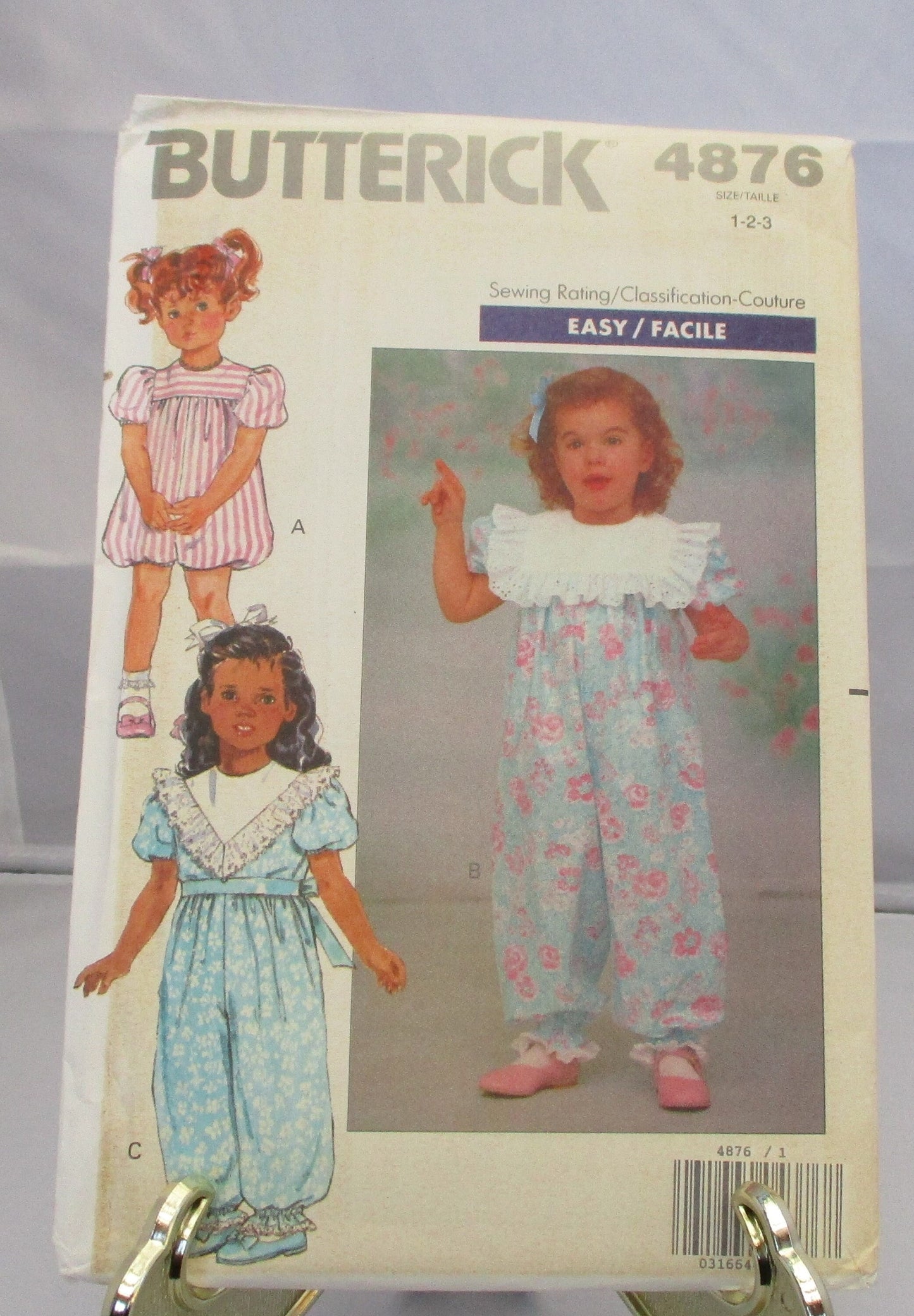 SIMPLICITY TODDLERS OVERALLS in 3 lengths and bag pattern new uncut size all  #9275