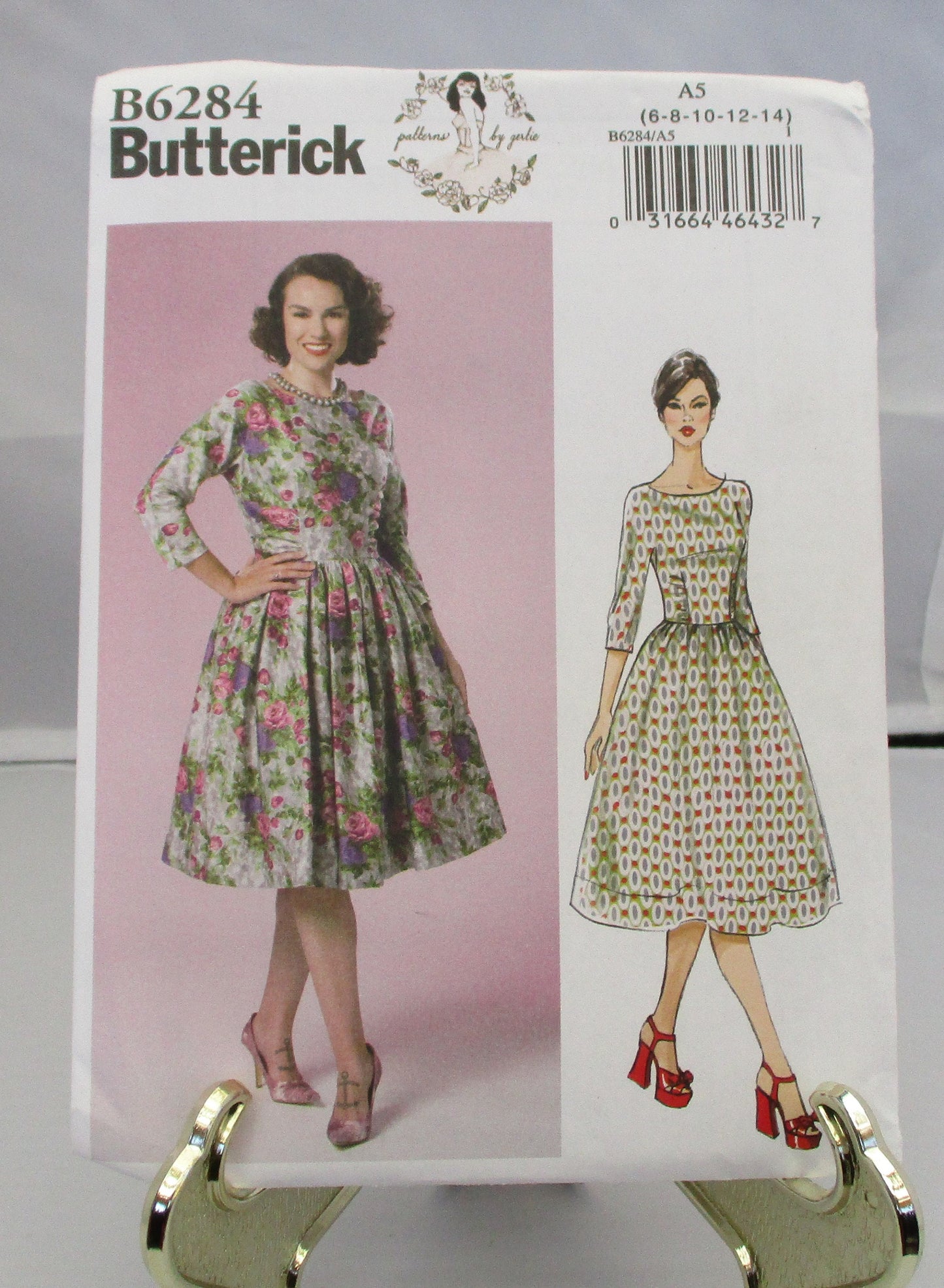 BUTTERICK by GIRLY  dress pattern uncut sizes 6 to 14   #6284