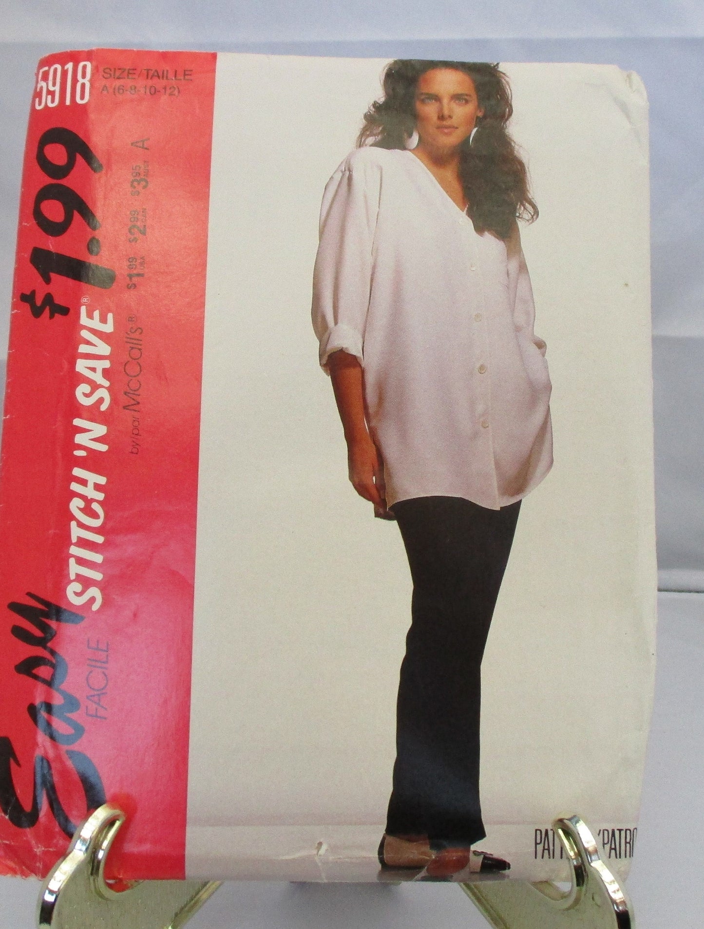 EASY STITCH n  SAVE  misses shirt and  pants pattern new uncut size 6-12  #5918