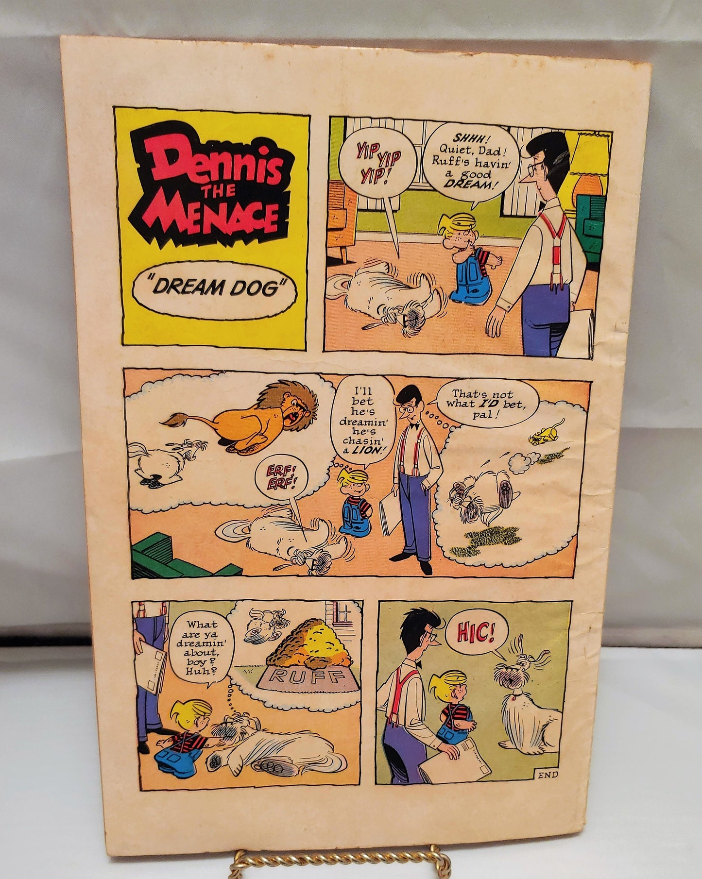 Dennis the Menace, bonus special, Jan 1968, dennis and dog ruff, comic book, dennis the menace comic